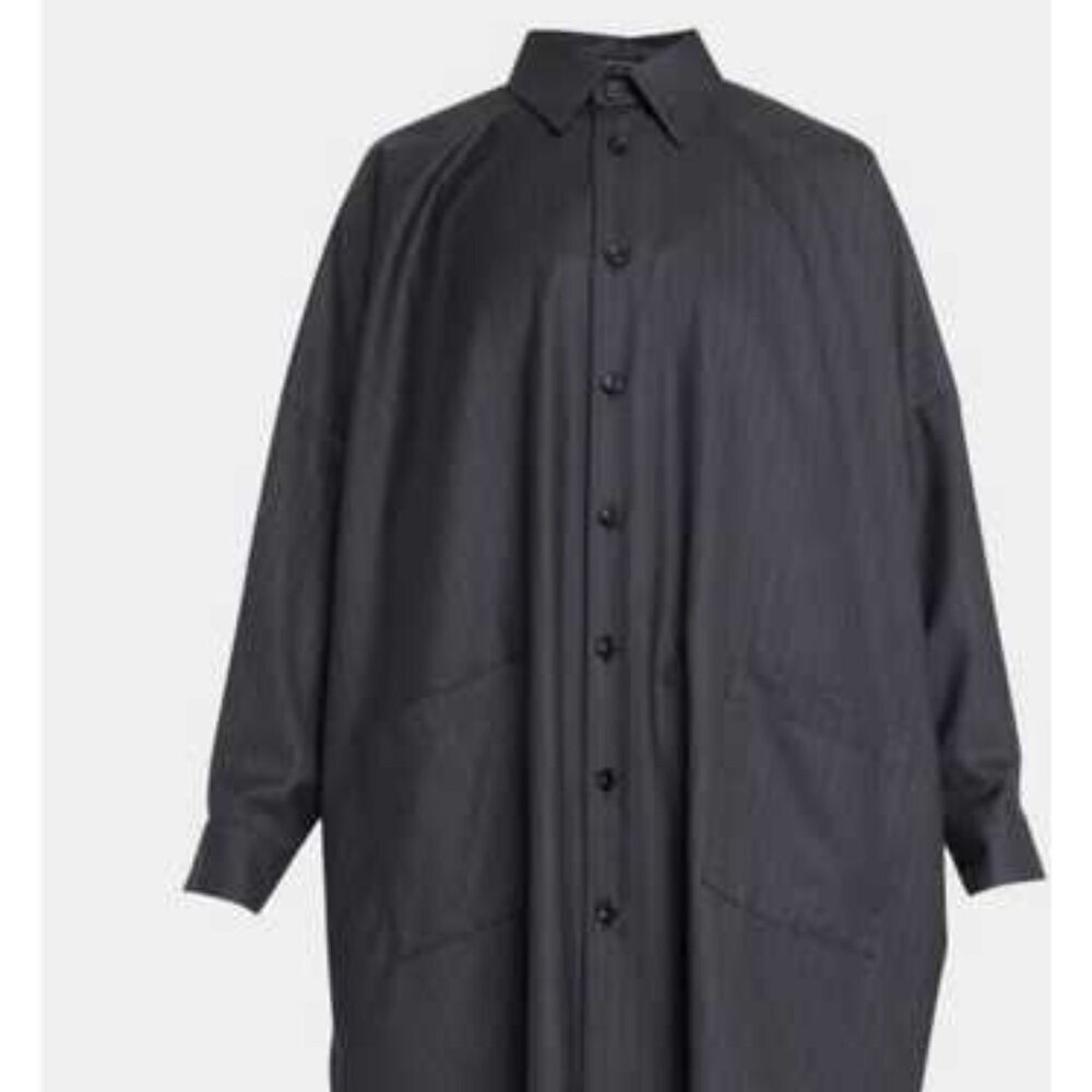 Eskandar Women Wool/Cashmere Basic Button-Up Ligh… - image 2